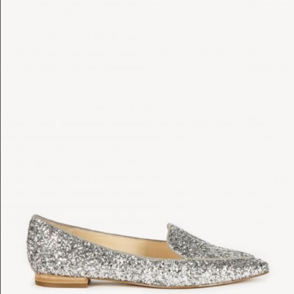 Sole Society Camilla Flat Silver
